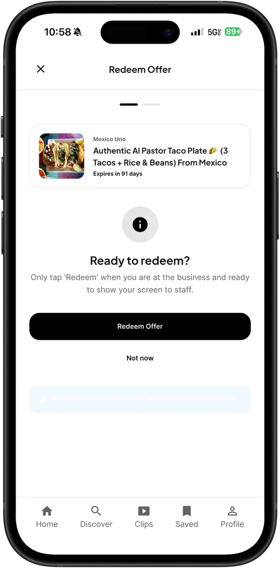 Dealiful app: Use it screen