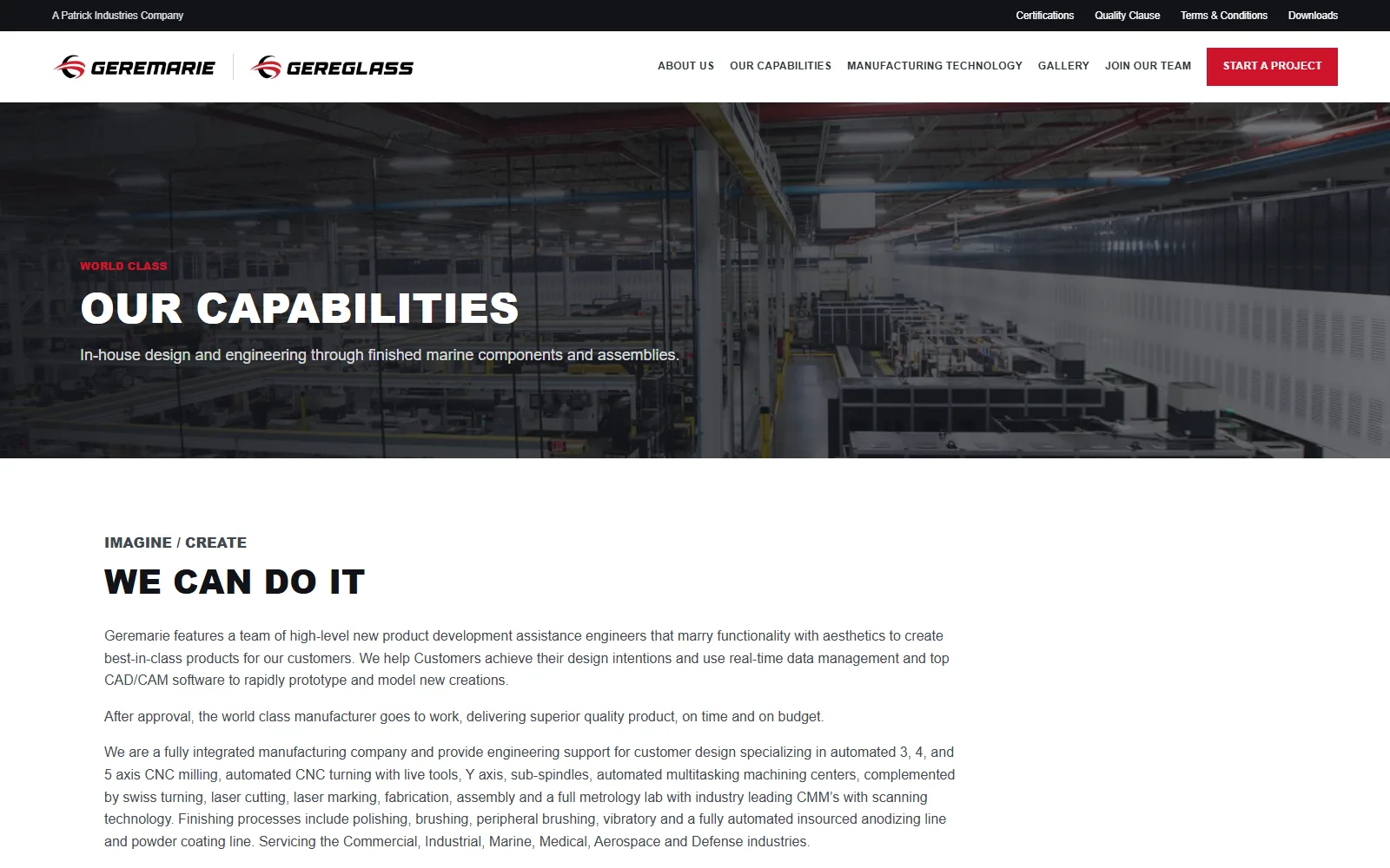 Geremarie Corporation website