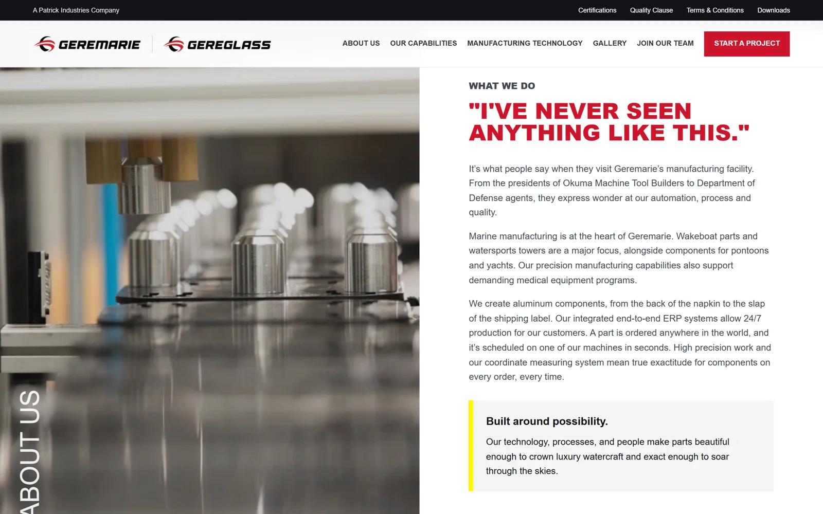 Geremarie Corporation website