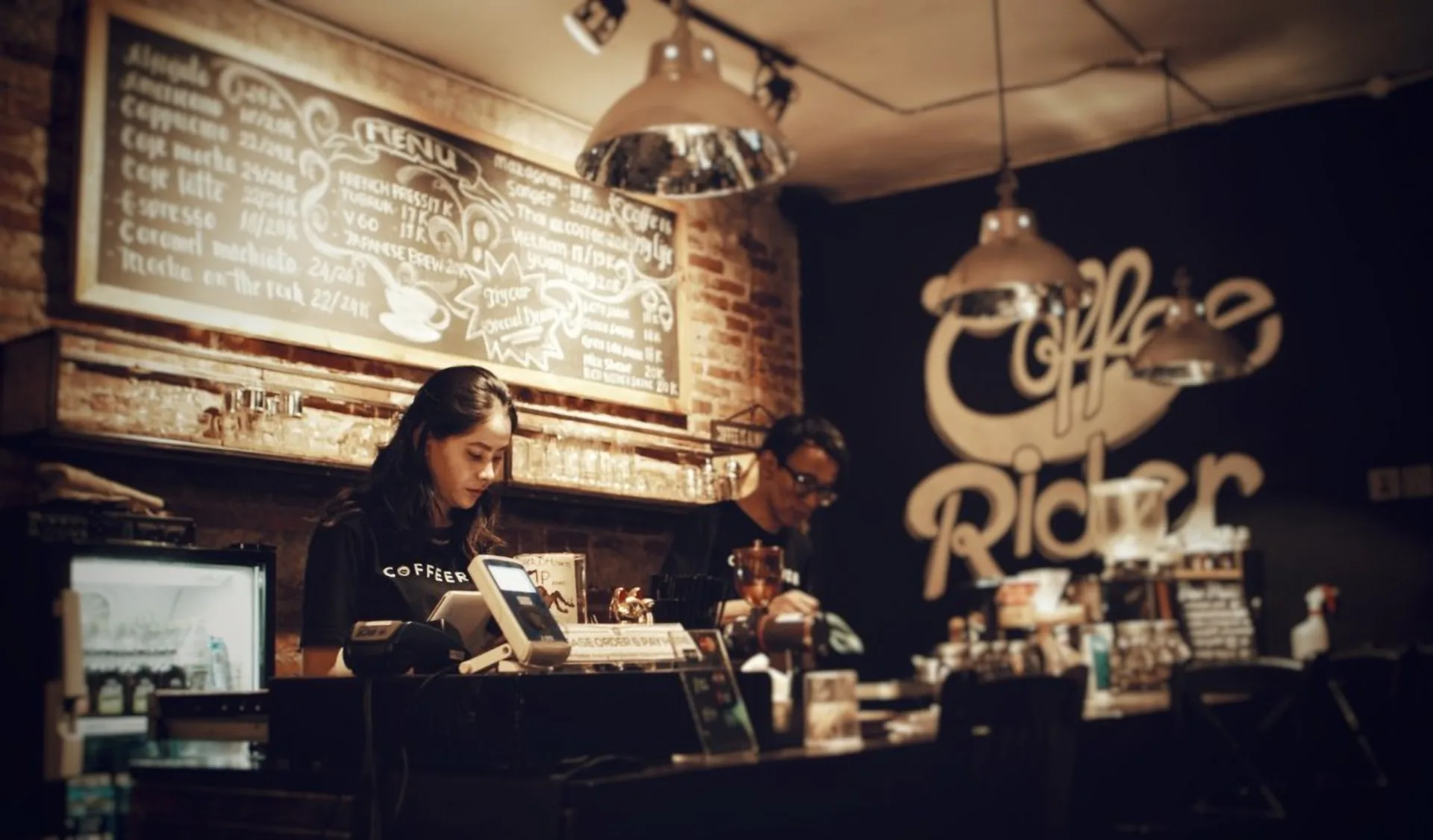 Inside Maple & Bean Café